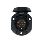 Priza remorca auto Carpoint 12V cu 13 pini, plastic, tip Jager