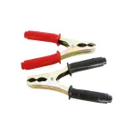 Set 2 clești baterie auto Carpoint 120A cu izolație roșie și neagră