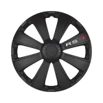 Set capace roti 14 inch Gorecki RS-T Dark Argo, negre, 4 bucati