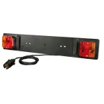 Suport stopuri auxiliare și număr înmatriculare Lite 12/24V pentru remorcă