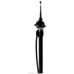 Antena auto pentru aripa Carpoint, telescopica 80 cm, baza neagra