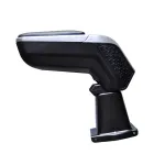 Cotiera auto ArmCik S4 pentru Dacia Duster 2010-2017, gri, rabatabila