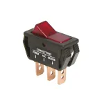 Intrerupator auto Carpoint 12V 20A On/Off rosu cu 3 papuci electrici