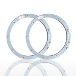 Set 2 leduri auto Angel Eyes EVO Formance 12 cm, lumină albă