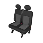 Husă scaun auto pentru banchetă dublă van Perun DV2 M, compatibilă multi-brand