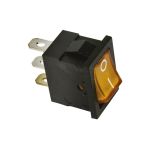 Intrerupator auto mini Carpoint 12V 15A cu LED portocaliu si 3 pini