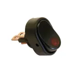 Intrerupator auto Carpoint 12V 30A cu LED rosu, 3 pini, 31,2 x 20 mm