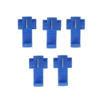 Papuci electrici izolati mama 4 mm albastri, 20 mm, set 10 buc Carpoint