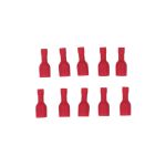 Papuci electrici izolati mama rosii 6,3x0,8 mm, 22 mm, 10 buc Carpoint