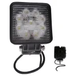 Proiector auto LED 27W 10-30V cu 9 LED-uri si carcasa metalica