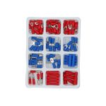 Set terminale electrice auto Carpoint, 100 piese, diverse dimensiuni