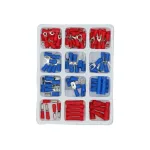 Set terminale electrice auto Carpoint, 100 piese, diverse dimensiuni