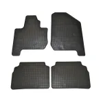 Set covorase auto din cauciuc pentru Kia Soul EV 2014-2019, negre, 4 piese