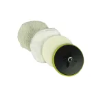 Set polish auto 150 mm, 4 piese, disc și bureți pentru mașină de polishat