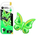 Odorizant auto fluture Lemon pentru oglinda, bord sau casa AROMA