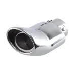 Ornament tobă eșapament Automax cromat curbat, 162x108x60 mm