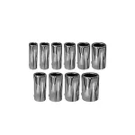 Ornament tobă cromat Streetwize, rotund, 140x60x57 mm