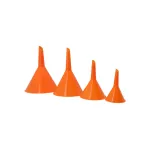 Set 4 palnii pentru lichide Carpoint din plastic portocaliu