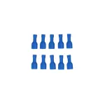 Papuci electrici izolati mama 6,3x0,8 mm albastri, 10 bucati Carpoint