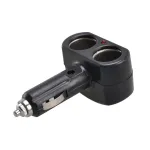 Priza auto dubla 12V Automax pentru bricheta, cu siguranta si LED control