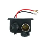 Priza auto dubla Carpoint 12-24V, max. 15A, cu cablu 15 cm