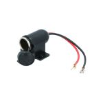 Priză auto suplimentară Carpoint 12V, max. 15A, cu cablu 13 cm