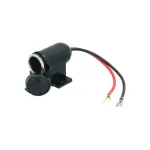 Priză auto suplimentară Carpoint 12V, max. 15A, cu cablu 13 cm