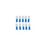 Set 10 papuci electrici tata Carpoint 6,3x0,8 mm, albastru, 21,3 mm