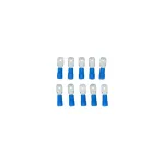 Set 10 papuci electrici tata Carpoint 6,3x0,8 mm, albastru, 21,3 mm