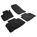 Set covorașe auto din cauciuc pentru Ford Edge 2016- automat, negre, 4 piese