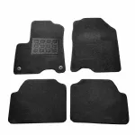 Covorase mocheta dedicate Kia E-Niro 2019-prezent, negre, set 4 piese