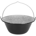 Ceaun emailat pentru gulas 16 L, cu maner metalic, Picnic 420 mm