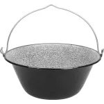 Ceaun emailat pentru gulas 16 L, cu maner metalic, Picnic 420 mm