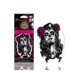 Odorizant auto pentru oglindă Pink Diamond Girl AROMA Dia de los Muertos