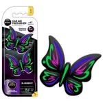 Odorizant auto fluture Blueberry pentru oglinda, bord sau casa