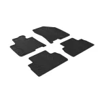 Set covorașe auto cauciuc Hyundai Santa Fe 2018-2020 Gledring, 4 piese