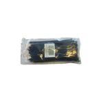 Coliere de plastic negre RapidAuto 200x4,5 mm, 100 bucati
