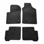 Covorașe mochetă Fiat 500e Electric 2019-prezent America, negre, set 4