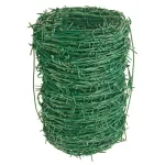 Sârmă ghimpată PVC 2,10 mm, 50 m, dublu fir, pentru împrejmuiri