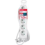 Kábel DG-F805B L-7 m, predlžovací, biely, 5x zásuvkanew edition