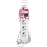 Prelungitor electric Strend Pro 7 m, 5 prize, alb, 2300 W