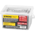 Set șuruburi pentru gips-carton Strend Pro 3,5x25 mm, 1000 buc