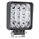 Proiector auto LED AMIO 12-24V, 16 LED 3030, 3840 lm, 110x110 mm