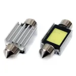 Set 2 becuri auto LED Amio C5W 36mm Canbus 12V, lumină albă