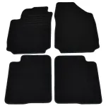 Covorase mocheta Fiat Stilo 3/5 usi/SW 2001-2008 negre, set 4 bucati