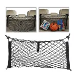 Plasă elastică Automax pentru portbagaj, cu fixare la tetiere, 70x30 cm