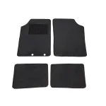 Set covorase auto din mocheta pentru Dacia Spring 2021-, negre, 4 piese