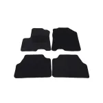 Set covorașe auto din mochetă pentru Hyundai Kona Electric 2019-, negre, 4 piese