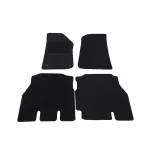 Set covorașe auto din mochetă pentru Jeep Wrangler JL 2019-, negre, 4 piese