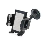 Suport auto universal pentru telefon cu ventuză și rotire 360°, 7,5x10,5 cm